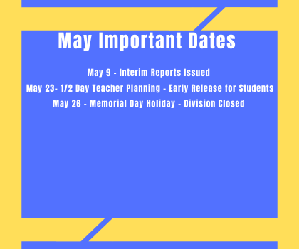  May Important Dates